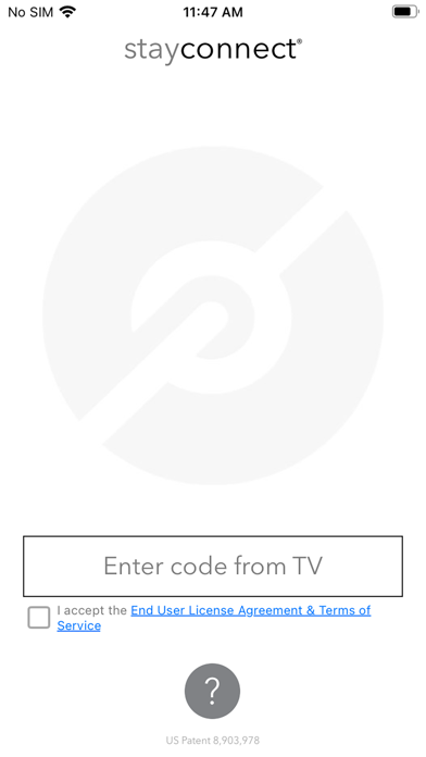 stayconnect® remote App Store screenshot 1