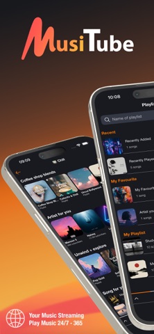 MusiTube: Your Music Streaming App Store screenshot 1
