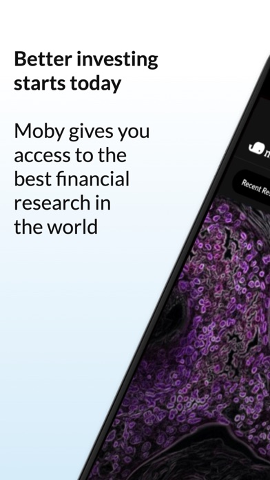 Moby: Invest Smarter App Store screenshot 1