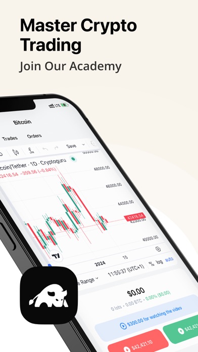 Cryptoguru: Trading Academy App Store screenshot 1