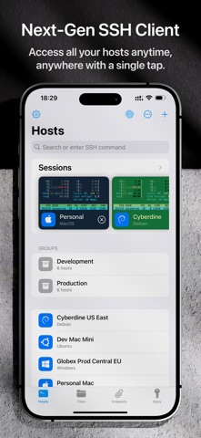 Termix Pro: SSH & SFTP Client App Store screenshot 1