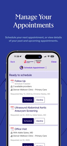 Intermountain Health App Store screenshot 2