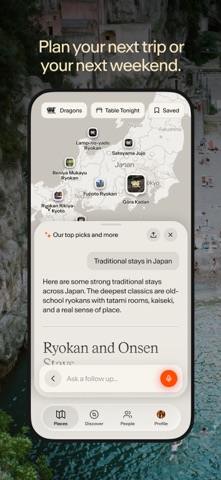 Places: Curated Travel Guide App Store screenshot 1