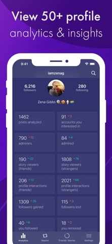 Reports+ Unfollowers Follower App Store screenshot 2