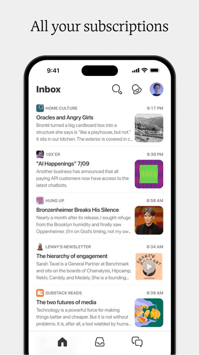 Substack App Store screenshot 2