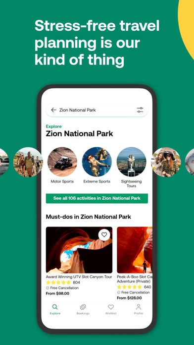 Viator Tours & Attractions App Store screenshot 1