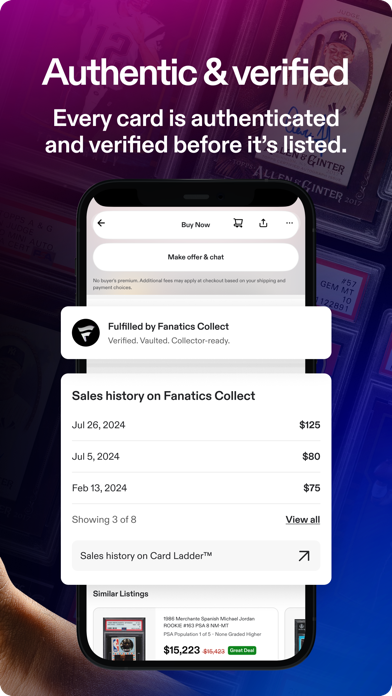 Fanatics Collect App Store screenshot 2