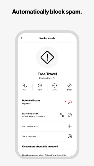 Verizon Call Filter App Store screenshot 2