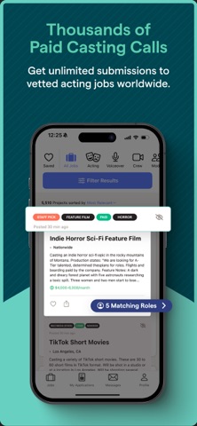 Backstage - Casting Calls App Store screenshot 2
