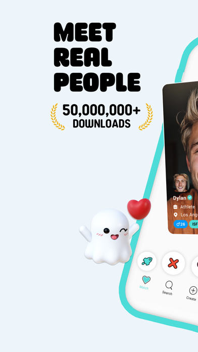 Boo App: Dating. Friends. Chat App Store screenshot 1