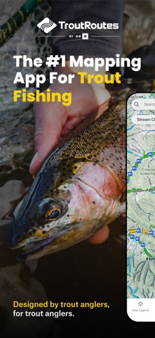 TroutRoutes: Fly Fishing App App Store screenshot 1