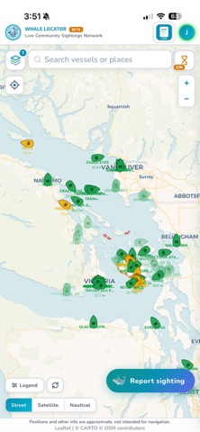 Whale Locator App Store screenshot 2
