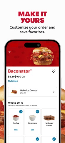 Wendy’s App Store screenshot 2