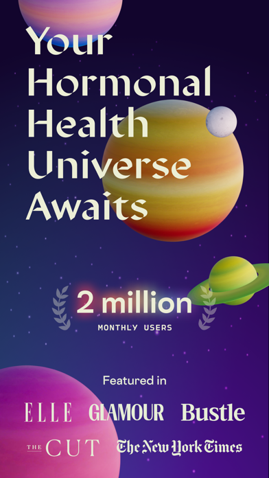 Stardust Period Tracker App Store screenshot 1