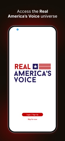 Real America’s Voice News App Store screenshot 1