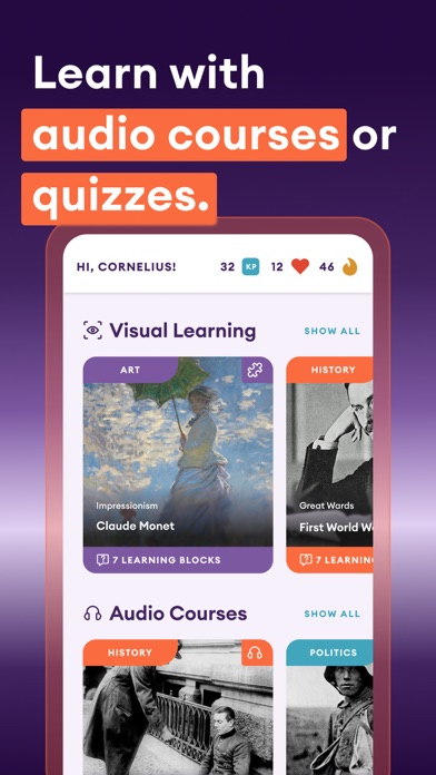 Yuno - General knowledge App Store screenshot 2