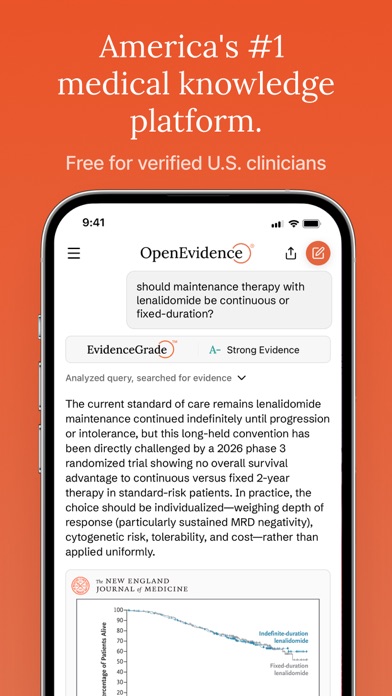 OpenEvidence App Store screenshot 1