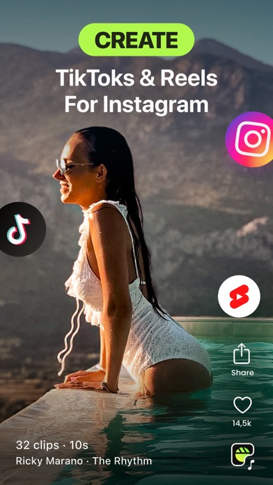 Reels Maker for Instagram BEAT App Store screenshot 1