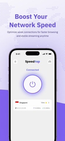 SpeedTop VPN: Fast & Secure App Store screenshot 2