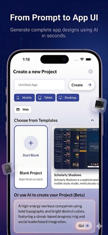 AI App Builder - FlutterPilot App Store screenshot 1