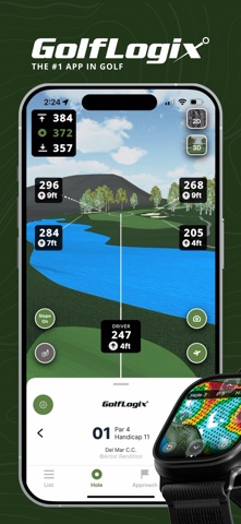 GolfLogix: 3D Golf GPS App Store screenshot 1