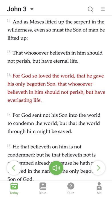 Bible - Daily Bible Verse KJV App Store screenshot 1