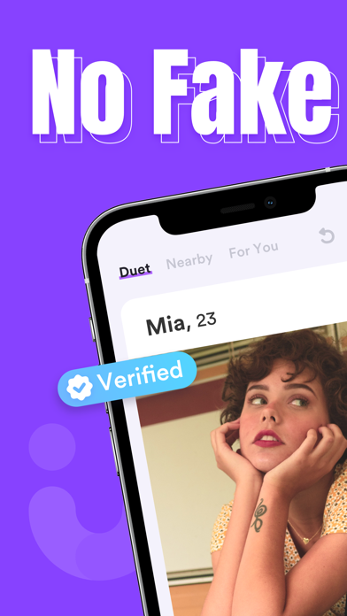 Duet Dating App: Chat & Meet App Store screenshot 1