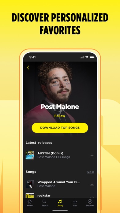 TREBEL Music - Download Songs App Store screenshot 2