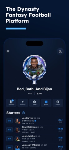 League Tycoon Fantasy Football App Store screenshot 1