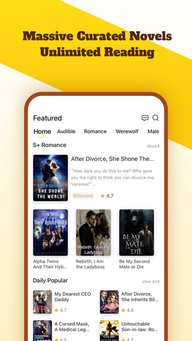 FantacyStory App Store screenshot 1