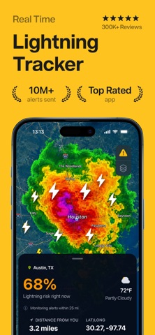 Lightning Tracker‎ App Store screenshot 1