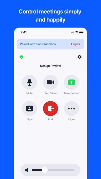 Zoom Rooms App Store screenshot 2