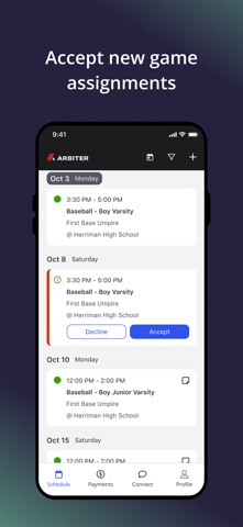 Arbiter App Store screenshot 1