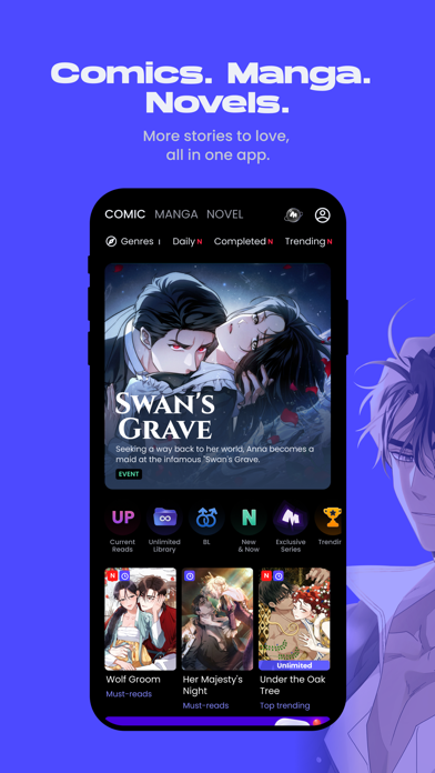 Manta - Manga, Manhwa, Novels App Store screenshot 2