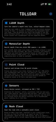TDLiDAR App Store screenshot 1