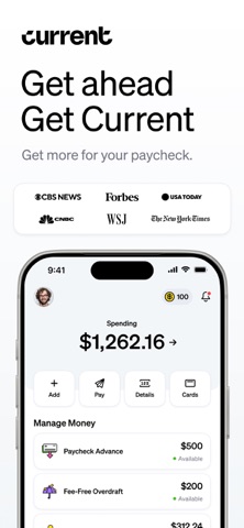 Current - Mobile Banking App Store screenshot 1