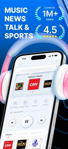 Radio App - FM Radio Stations App Store screenshot 1