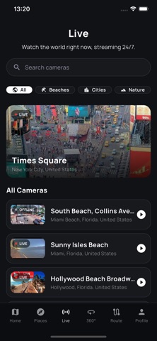 Mapsy: Live Earth Map & Cams App Store screenshot 2