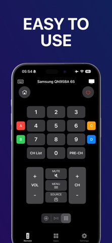 TV Remote Control · Universal App Store screenshot 2