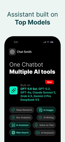 Chat Smith: AI Chatbot & Agent App Store screenshot 1