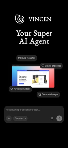 Vincen - Your Super AI Agent App Store screenshot 1