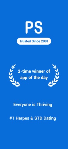 Positive Singles®: Herpes Date App Store screenshot 1