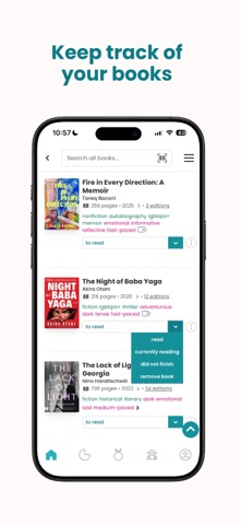 StoryGraph: Reading Tracker App Store screenshot 1