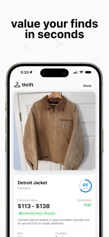 Thrift - Find & Scan App Store screenshot 2