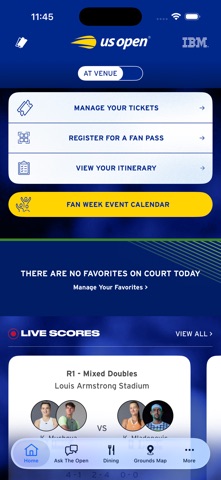 US Open Tennis Championships App Store screenshot 2