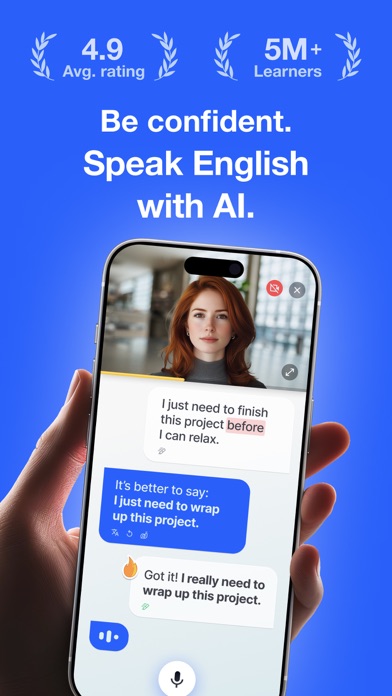 Speak English with Loora AI App Store screenshot 1