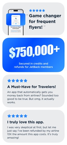 JetBack – Flight Price Savings App Store screenshot 1