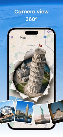 GlobeScope: GPS Map Camera App Store screenshot 2