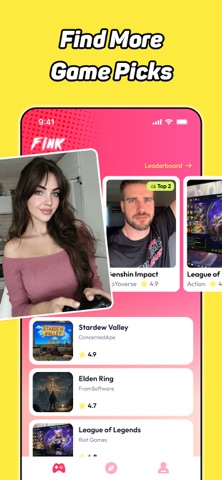 Fink - Live Stream, Chat App Store screenshot 1