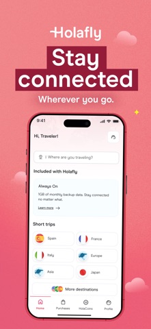Holafly eSIM: Unlimited Data App Store screenshot 1